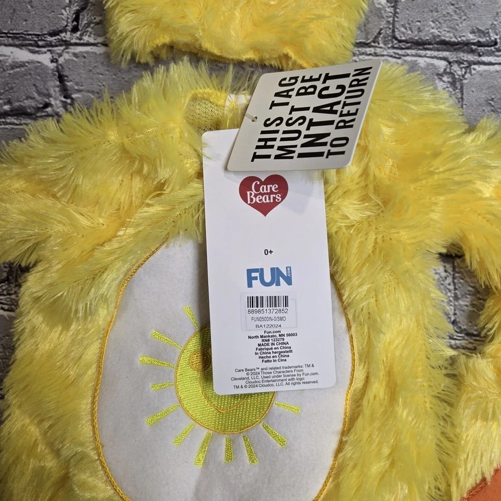 Care Bears Infant Funshine Bear Costume 0-3 Month